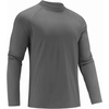 image:imageCOOFANDY Mens Thermal Fleece Shirt Mock Turtle Neck Base Layer Long Sleeve Athletic Warm Undershirt03 Dark Gray
