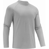 image:imageCOOFANDY Mens Thermal Fleece Shirt Mock Turtle Neck Base Layer Long Sleeve Athletic Warm Undershirt05 Light Gray