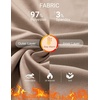image:imageCOOFANDY Mens Thermal Shirt Regular Fit Fleece Lined Athletic Base LayerKhaki