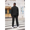 image:imageCOOFANDY Mens Tracksuit 2 Piece Quarter Zip Sweatsuit Workout Jogging SetBlack