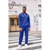 image:imageCOOFANDY Mens Tracksuit 2 Piece Quarter Zip Sweatsuit Workout Jogging SetBlue
