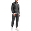 image:imageCOOFANDY Mens Tracksuit 2 Piece Quarter Zip Sweatsuit Workout Jogging SetDark Grey