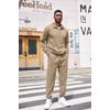 image:imageCOOFANDY Mens Tracksuit 2 Piece Quarter Zip Sweatsuit Workout Jogging SetKhaki