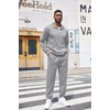 image:imageCOOFANDY Mens Tracksuit 2 Piece Quarter Zip Sweatsuit Workout Jogging SetLight Grey