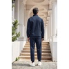 image:imageCOOFANDY Mens Tracksuit 2 Piece Quarter Zip Sweatsuit Workout Jogging SetNavy Blue