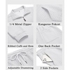 image:imageCOOFANDY Mens Tracksuit 2 Piece Quarter Zip Sweatsuit Workout Jogging SetWhite