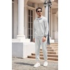 image:imageCOOFANDY Mens Tracksuit 2 Piece Quarter Zip Sweatsuit Workout Jogging SetWhite