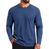 image:imageCOOFANDY Mens Thermal Shirt Regular Fit Fleece Lined Athletic Base LayerBlue