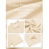 image:imageCOOFANDY Mens Big and Tall Polo Shirt Short Sleeve Cotton Pique Golf ShirtBeige