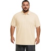 image:imageCOOFANDY Mens Big and Tall Polo Shirt Short Sleeve Cotton Pique Golf ShirtBeige