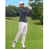 image:imageCOOFANDY Mens Long Sleeve Polo Shirt Golf Lightweight Breathable Moisture Wicking Shirt for Business Casual Work Outdoor1 Pack Dark Grey