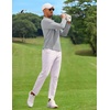 image:imageCOOFANDY Mens Long Sleeve Polo Shirt Golf Lightweight Breathable Moisture Wicking Shirt for Business Casual Work Outdoor1 Pack Light Grey