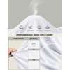 image:imageCOOFANDY Mens Long Sleeve Polo Shirt Golf Lightweight Breathable Moisture Wicking Shirt for Business Casual Work Outdoor1 Pack White