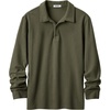 image:imageCOOFANDY Mens Long Sleeve Polo Shirts Casual Corduroy Polo TeeArmy Green