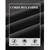 image:imageCOOFANDY Mens Long Sleeve Polo Shirts Casual Corduroy Polo TeeDark Grey