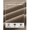 image:imageCOOFANDY Mens Long Sleeve Polo Shirts Casual Corduroy Polo TeeKhaki