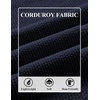 image:imageCOOFANDY Mens Long Sleeve Polo Shirts Casual Corduroy Polo TeeNavy Blue