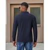 image:imageCOOFANDY Mens Long Sleeve Polo Shirts Casual Corduroy Polo TeeNavy Blue