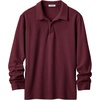 image:imageCOOFANDY Mens Long Sleeve Polo Shirts Casual Corduroy Polo TeeWine Red