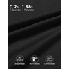 image:imageCOOFANDY Mens Polo Shirts Short Sleeve Casual Knit Textured Summer Shirt01black