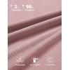 image:imageCOOFANDY Mens Polo Shirts Short Sleeve Casual Knit Textured Summer ShirtPink