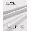 image:imageCOOFANDY Mens Polo Shirts Short Sleeve Casual Knit Textured Summer ShirtWhite