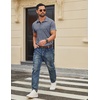image:imageCOOFANDY Mens Polo Shirts Short Sleeve Casual Summer Collar Shirts Soft Breathable Polo Tee Shirts Classic Golf ShirtsGrey