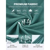 image:imageCOOFANDY Mens Polo Shirts Short Sleeve Casual Summer Collar Shirts Soft Breathable Polo Tee Shirts Classic Golf ShirtsGrey Green