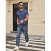image:imageCOOFANDY Mens Polo Shirts Short Sleeve Casual Summer Collar Shirts Soft Breathable Polo Tee Shirts Classic Golf ShirtsSky Blue