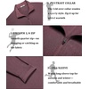 image:imageCOOFANDY Mens Quarter Zip Pullover Athletic Golf Mock Neck SweatshirtBrick Red