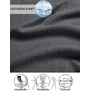image:imageCOOFANDY Mens Quarter Zip Pullover Athletic Golf Mock Neck SweatshirtGrey Heather
