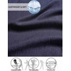image:imageCOOFANDY Mens Quarter Zip Pullover Athletic Golf Mock Neck SweatshirtNavy