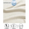 image:imageCOOFANDY Mens Quarter Zip Pullover Athletic Golf Mock Neck SweatshirtOffwhite