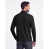image:imageCOOFANDY Mens Quarter Zip Pullover Athletic Running Shirts Long SleeveBlack