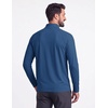image:imageCOOFANDY Mens Quarter Zip Pullover Athletic Running Shirts Long SleeveDark Blue
