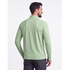 image:imageCOOFANDY Mens Quarter Zip Pullover Athletic Running Shirts Long SleeveLight Green