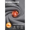 image:imageCOOFANDY Mens Quarter Zip Pullover Sweater Mock Neck Sweatshirt Casual PoloLight Grey