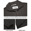 image:imageCOOFANDY Mens Soft Quarter Zip Pullover Mock Neck Corduroy SweatshirtDark Grey