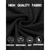 image:imageCOOFANDY Mens Textured Polo Shirts Short Sleeve Slim Fit Casual Button Polo TShirt Summer Collared Golf ShirtBlack White Striped