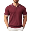 Striped Wine Red Striped