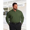 image:imageCOOFANDY Big and Tall Mens Dress Shirt Wrinkle Free Button Down ShirtArmy Green
