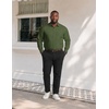 image:imageCOOFANDY Big and Tall Mens Dress Shirt Wrinkle Free Button Down ShirtArmy Green