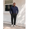 image:imageCOOFANDY Big and Tall Mens Dress Shirt Wrinkle Free Button Down ShirtNavy Blue