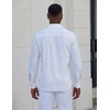 image:imageCOOFANDY Mens Dress Shirt Long Sleeve Wrinkle Free Casual Button Down ShirtWhite