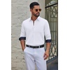 image:imageCOOFANDY Mens Dress Shirts Stretch Long Sleeve Casual Button Down ShirtsWhite