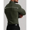 image:imageCOOFANDY Mens Muscle Fit Dress Shirts Long Sleeve Button Down ShirtsArmy Green