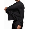 image:imageCOOFANDY Mens Muscle Fit Dress Shirts Long Sleeve Button Down ShirtsBlack
