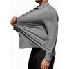 image:imageCOOFANDY Mens Muscle Fit Dress Shirts Long Sleeve Button Down ShirtsLight Grey
