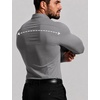 image:imageCOOFANDY Mens Muscle Fit Dress Shirts Long Sleeve Button Down ShirtsLight Grey