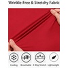 image:imageCOOFANDY Mens Muscle Fit Dress Shirts Long Sleeve Button Down ShirtsRed